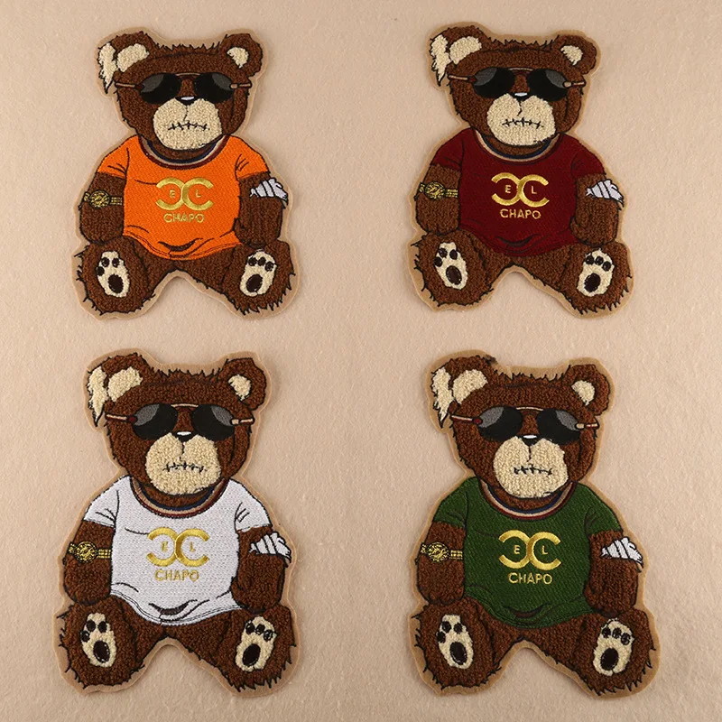 Cute Big Bear Stripe Patches for Clothing Hand Sewing on Stickers on Clothes Embroidered Patches for Clothing Jacket Applique G
Cute Big Bear Stripe Patches for Clothing Hand Sewing on Stickers on Clothes Embroidered Patches for Clothing Jacket Applique G