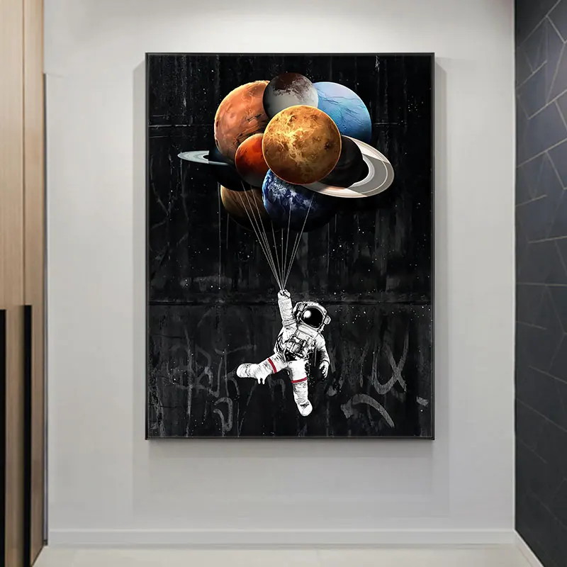 Cartoon Abstract Astronaut Posters and Prints Wall Art Canvas Painting Pictures for Living Room Quadros Home Decor Unframed
Cartoon Abstract Astronaut Posters and Prints Wall Art Canvas Painting Pictures for Living Room Quadros Home Decor Unframed