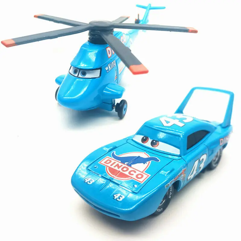 Disney Pixar Cars2 Cars3 #43 King Dinoco вертолет 1:55 литые модели игрушечных автомобилей подарок