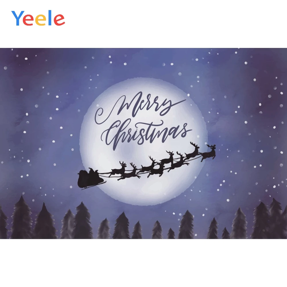 Yeele Christmas Photocall Moon Santa Claus Pines Photography Backdrops Personalized Photographic Backgrounds For Photo Studio
Yeele Christmas Photocall Moon Santa Claus Pines Photography Backdrops Personalized Photographic Backgrounds For Photo Studio