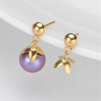 G18K Gold Earring Hooks with Eyepin Bead Caps, Yellow Karat Gold Solid 18ct oro French Earwire Dangle Pearl Earrings 
G18K Gold Earring Hooks with Eyepin Bead Caps, Yellow Karat Gold Solid 18ct oro French Earwire Dangle Pearl Earrings