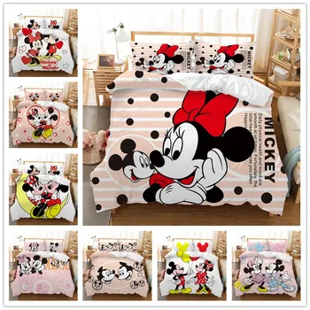 Mickey Minnie Mouse 3D Printed Bedding Sets Adult Twin Full Queen King Size White Black Bedroom Decoration Duvet Cover Set
Mickey Minnie Mouse 3D Printed Bedding Sets Adult Twin Full Queen King Size White Black Bedroom Decoration Duvet Cover Set