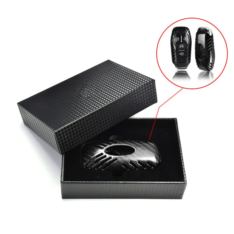 Carbon Fiber Car Key Cover Protection Shell Replacement Case for Ford Mustang 2015 2016 2017 Styling Accessories
Carbon Fiber Car Key Cover Protection Shell Replacement Case for Ford Mustang 2015 2016 2017 Styling Accessories