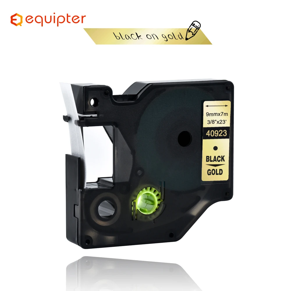 40923 совместимый с Dymo D1 Manager 9mm Black On Gold для женской этикетки Кассета для Dymo Label Manager LM 160 280
40923 совместимый с Dymo D1 Manager 9mm Black On Gold для женской этикетки Кассета для Dymo Label Manager LM 160 280