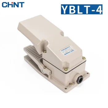 

CHINT Foot Switch 380V 1NO 1NC Momentary for Lathe Machine Waterproof Pedal Foot Switch YBLT-4 Hot Sell