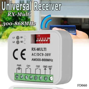 10*RX Multi frequency 300-868mhz rolling code receiver fixed code receiver for garage door
10*RX Multi frequency 300-868mhz rolling code receiver fixed code receiver for garage door