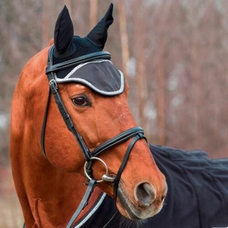 Horse Ear Cover Breathable Reflective Ears Mask Meshed Protector Reflector Accessories
Horse Ear Cover Breathable Reflective Ears Mask Meshed Protector Reflector Accessories