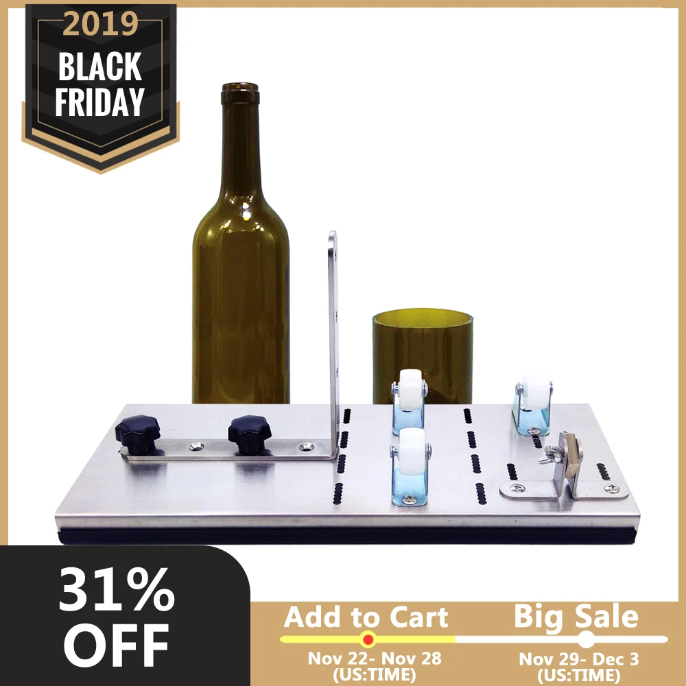 Glass Bottle Cutter 3-Wheel Cutting Thickness 2-12mm Stainless Steel Better Cutting Control Create Glass Sculptures Catchers
Glass Bottle Cutter 3-Wheel Cutting Thickness 2-12mm Stainless Steel Better Cutting Control Create Glass Sculptures Catchers