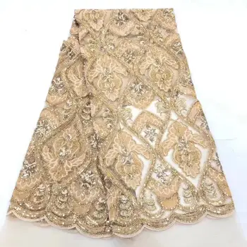 French Net Lace 2019 Latest African velvet Lace Fabric With Gold Embroidery Mesh Tulle Lace Fabric High Quality Nigerian Lace
French Net Lace 2019 Latest African velvet Lace Fabric With Gold Embroidery Mesh Tulle Lace Fabric High Quality Nigerian Lace