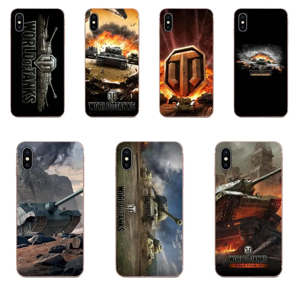 World Of Tanks дизайнерские чехлы для Samsung Galaxy Note 5 8 9 S3 S4 S5 S6 S7 S8 S9 S10 mini Edge Plus Lite ТПУ |