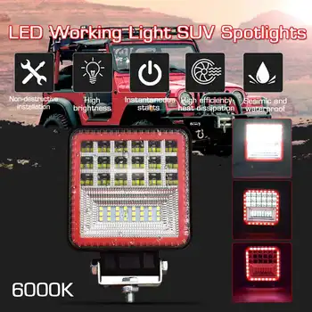 Autoleader 12-30V LED Car Light Work Light 126W 6000K IP68 42 LEDs LED Work Light SUV Spotlights
Autoleader 12-30V LED Car Light Work Light 126W 6000K IP68 42 LEDs LED Work Light SUV Spotlights