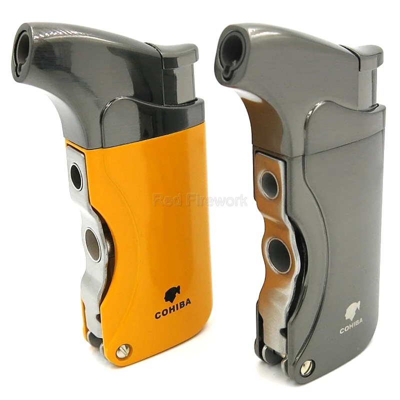 COHIBA Multifunctional Windproof Torch Lighter Jet Flame Gas Refillable Cigar Cigarette Fashion Lighters Built-in 2 Cigar Punch
COHIBA Multifunctional Windproof Torch Lighter Jet Flame Gas Refillable Cigar Cigarette Fashion Lighters Built-in 2 Cigar Punch