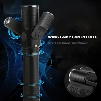 New Multi-function Rotatable Rechargeable COB LED Slim Work Light USB Multi-angle Aluminum Alloy flashlight 3 light sources 
New Multi-function Rotatable Rechargeable COB LED Slim Work Light USB Multi-angle Aluminum Alloy flashlight 3 light sources