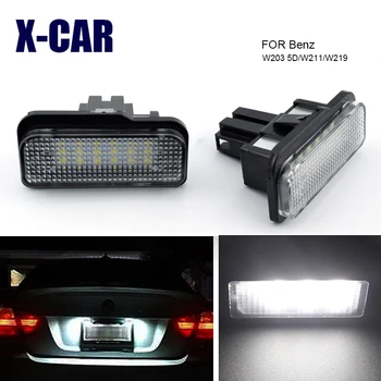 X-CAR 2pcs LED license plate lamp for Benz W203 5D / W211 / W219 / R171 12V 3W white error free license plate lamp 
X-CAR 2pcs LED license plate lamp for Benz W203 5D / W211 / W219 / R171 12V 3W white error free license plate lamp