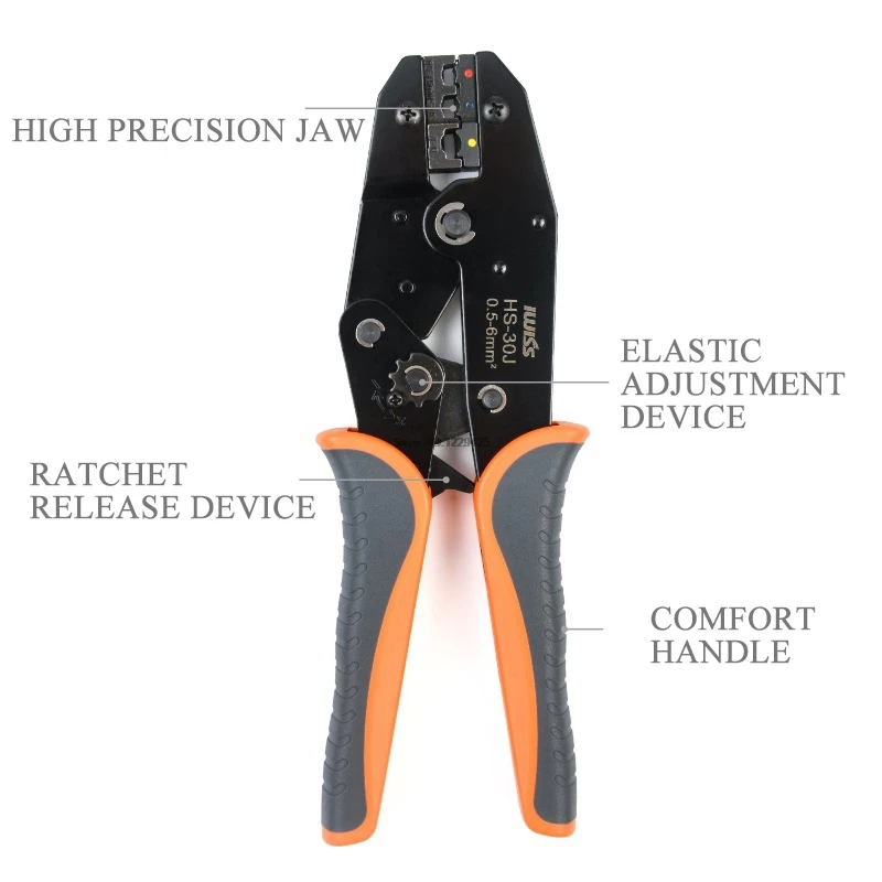 IWISS HS-30J Terminals Crimper Tool Butt Bullet Spade Fork Ring Crimp Terminals Connectors
IWISS HS-30J Terminals Crimper Tool Butt Bullet Spade Fork Ring Crimp Terminals Connectors