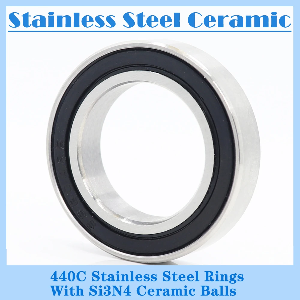 Bearings 6804 6805 6806 ( 1 PC ) 440C Stainless Steel Rings With Si3N4 Ceramic Balls Bearing S6804 S6805 S6806
Bearings 6804 6805 6806 ( 1 PC ) 440C Stainless Steel Rings With Si3N4 Ceramic Balls Bearing S6804 S6805 S6806