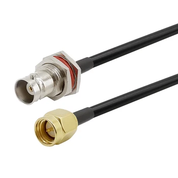 SMA Male to BNC Female LMR195 Cable for Walkie Talkie Icom Yaesu Vertex Standard Horizon Marine VHF Radio Ham Radio
SMA Male to BNC Female LMR195 Cable for Walkie Talkie Icom Yaesu Vertex Standard Horizon Marine VHF Radio Ham Radio