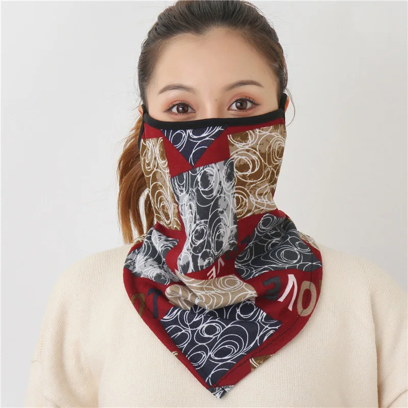 Women Print Face Scarf Winter Spring Mask Female Bandana Designer Warm Foulard Cotton Soft Neck Scarves Ring Wraps Cover 2020
Women Print Face Scarf Winter Spring Mask Female Bandana Designer Warm Foulard Cotton Soft Neck Scarves Ring Wraps Cover 2020