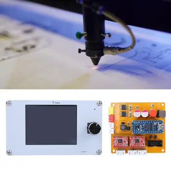 Laser Engraving Machine 2 Axle CNC Laser Engraving Machine Control Board with Control Panel 12V/5V for Woodworking DIY
Laser Engraving Machine 2 Axle CNC Laser Engraving Machine Control Board with Control Panel 12V/5V for Woodworking DIY