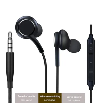 Earphones Headset In-ear 3.5mm hifi Stereo with Mic Wired Headphone for SAMSUNG Galaxy S8 S7 Sport Earbuds for huawei xiaomi
Earphones Headset In-ear 3.5mm hifi Stereo with Mic Wired Headphone for SAMSUNG Galaxy S8 S7 Sport Earbuds for huawei xiaomi