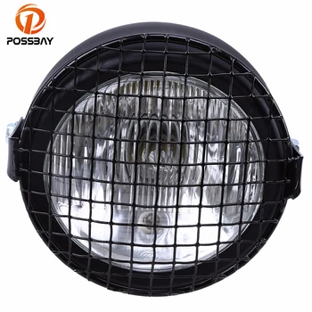 POSSBAY 6.5"CNC Motorcycle Motocicleta ABS Finned Grill Headlight Lamp Black Light For Cafe Racer Universal Motorcycle Moto
POSSBAY 6.5"CNC Motorcycle Motocicleta ABS Finned Grill Headlight Lamp Black Light For Cafe Racer Universal Motorcycle Moto