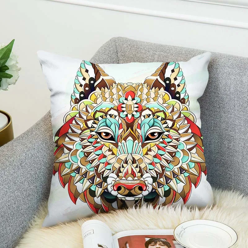 Wolf Cushion Cover Double Print Pillowcase Sofa Pillow Case Sofa Decorative Pillow Cover Throw Pillows Home Decor Couch Pillows
Wolf Cushion Cover Double Print Pillowcase Sofa Pillow Case Sofa Decorative Pillow Cover Throw Pillows Home Decor Couch Pillows