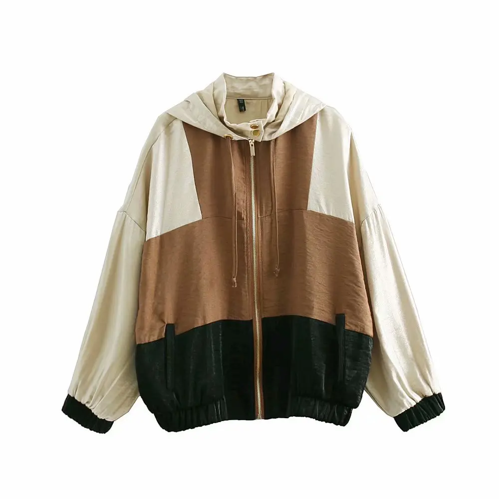 Fh-685 WOMEN'S Dress Europe And America Streetwear Women's Sports Joint Hooded Lace-up Loose-Fit Mixed Colors Zip Jacket
Fh-685 WOMEN'S Dress Europe And America Streetwear Women's Sports Joint Hooded Lace-up Loose-Fit Mixed Colors Zip Jacket