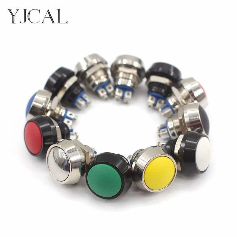 12mm Ball Round Head Reset Waterproof Metal Push Button Switch Screw Feet Control Switch Car 12V Momentary Swtich Power Buttons
12mm Ball Round Head Reset Waterproof Metal Push Button Switch Screw Feet Control Switch Car 12V Momentary Swtich Power Buttons