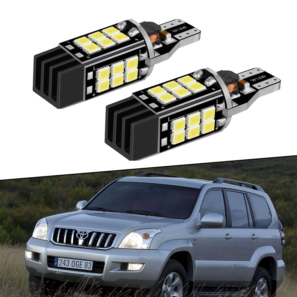 2x W16W T15 LED Bulbs 24SMD Canbus Backup Reserve Light 921 912 Bulb for Toyota Land Cruiser Prado J100 J120 J150 1997~2020
2x W16W T15 LED Bulbs 24SMD Canbus Backup Reserve Light 921 912 Bulb for Toyota Land Cruiser Prado J100 J120 J150 1997~2020