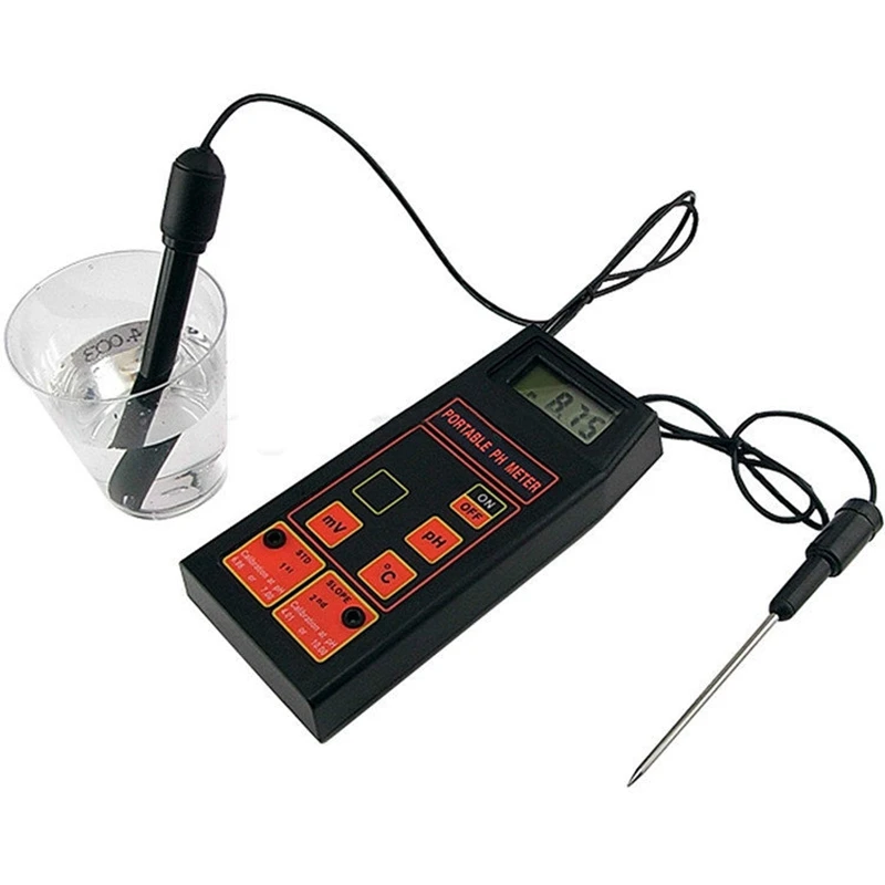 Digital PH / ORP MV / Temperature Meter Water Quality Tester with ATC Replaceable PH ORP Electrode Detachable Temperature Probe
Digital PH / ORP MV / Temperature Meter Water Quality Tester with ATC Replaceable PH ORP Electrode Detachable Temperature Probe