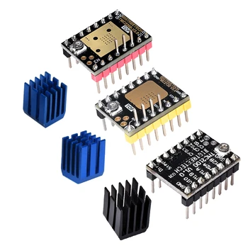 TMC2130 V3.0 SPI TMC2100 TMC2208 Stepper Motor StepStick Mute Driver Silent Excellent SKR V1.3 PRO Ramps1.6 Reprap Board MKS GEN
TMC2130 V3.0 SPI TMC2100 TMC2208 Stepper Motor StepStick Mute Driver Silent Excellent SKR V1.3 PRO Ramps1.6 Reprap Board MKS GEN