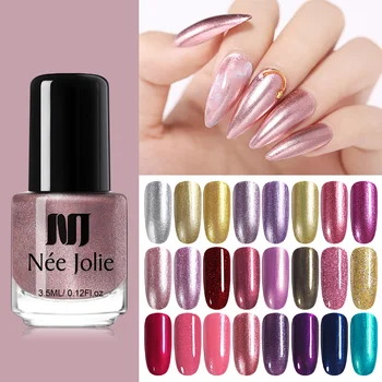 NEE JOLIE Nail Polish Rose Gold Glitter Sequins 73 Colors Nail Art Varnish Color Nail Polish DIY Nail Art 1 Bottle 3.5ml
NEE JOLIE Nail Polish Rose Gold Glitter Sequins 73 Colors Nail Art Varnish Color Nail Polish DIY Nail Art 1 Bottle 3.5ml