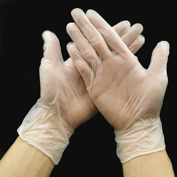 100 PCS Transparent Disposable PVC Gloves Anti Oil Fouling Dishwashing/kitchen/medical /work Gloves Touch Screen Home Cleaning 
100 PCS Transparent Disposable PVC Gloves Anti Oil Fouling Dishwashing/kitchen/medical /work Gloves Touch Screen Home Cleaning