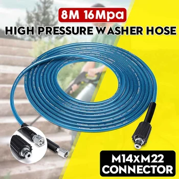 8m Replacement High Pressure Car Washer Hose M22 and M14 16Mpa Extension 26 FT For Cleaner Maintenance Cleaning Machine
8m Replacement High Pressure Car Washer Hose M22 and M14 16Mpa Extension 26 FT For Cleaner Maintenance Cleaning Machine