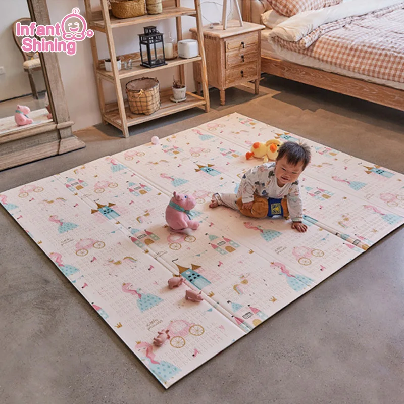 Infant Shining Baby Mat Kids Playmat Puzzle Carpet for Infant Foam 180x200x1cm Big Size Kids Play Mat Thick Baby Crawling Mat
Infant Shining Baby Mat Kids Playmat Puzzle Carpet for Infant Foam 180x200x1cm Big Size Kids Play Mat Thick Baby Crawling Mat