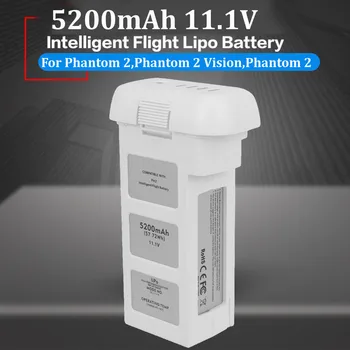 5200mAh 11.1V Drone Battery Fit For DJI Phantom 2 Vision Intelligent Flight 3S Spare Battery Camera Drones Accessories Part New
5200mAh 11.1V Drone Battery Fit For DJI Phantom 2 Vision Intelligent Flight 3S Spare Battery Camera Drones Accessories Part New