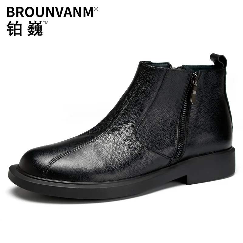 Chelsea boots men High Quality Genuine Leather autumn winter British retro men shoes all-match cowhide cowboy boots mens
Chelsea boots men High Quality Genuine Leather autumn winter British retro men shoes all-match cowhide cowboy boots mens