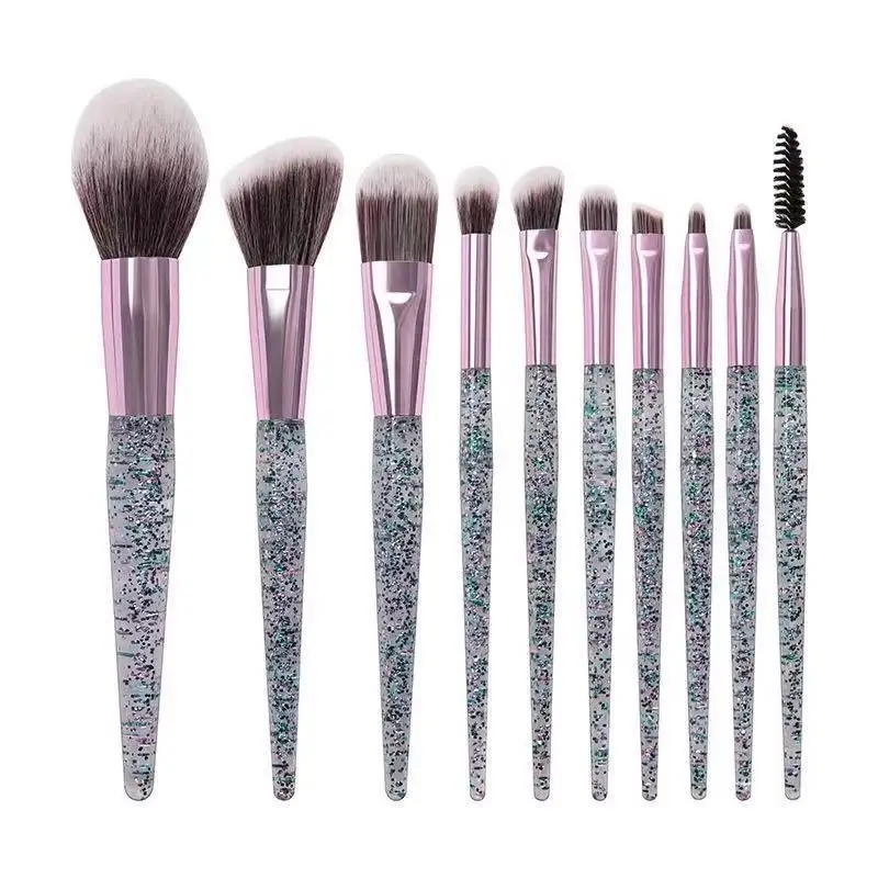 10 New Crystal Quicksand Makeup Brushes, High-end Eye Shadow Brushes, Facial Modification, Makeup and Makeup Tools
10 New Crystal Quicksand Makeup Brushes, High-end Eye Shadow Brushes, Facial Modification, Makeup and Makeup Tools