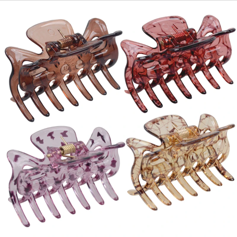 New hot selling European and American fashion fall resistant brown tendon small clip female hair accessories
New hot selling European and American fashion fall resistant brown tendon small clip female hair accessories