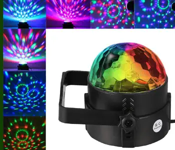 Portable Mini LED Disco Ball Light Remote Control RGB Party Lamp Sound Actived Crystal Magic Stage Light for Parties, KTV, Club
Portable Mini LED Disco Ball Light Remote Control RGB Party Lamp Sound Actived Crystal Magic Stage Light for Parties, KTV, Club