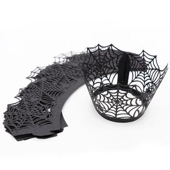 12pcs Halloween Spider Web Cupcake Liners Cupcake Wrappers Decorations Muffin Case Trays for Halloween Birthday Decoration Party
12pcs Halloween Spider Web Cupcake Liners Cupcake Wrappers Decorations Muffin Case Trays for Halloween Birthday Decoration Party