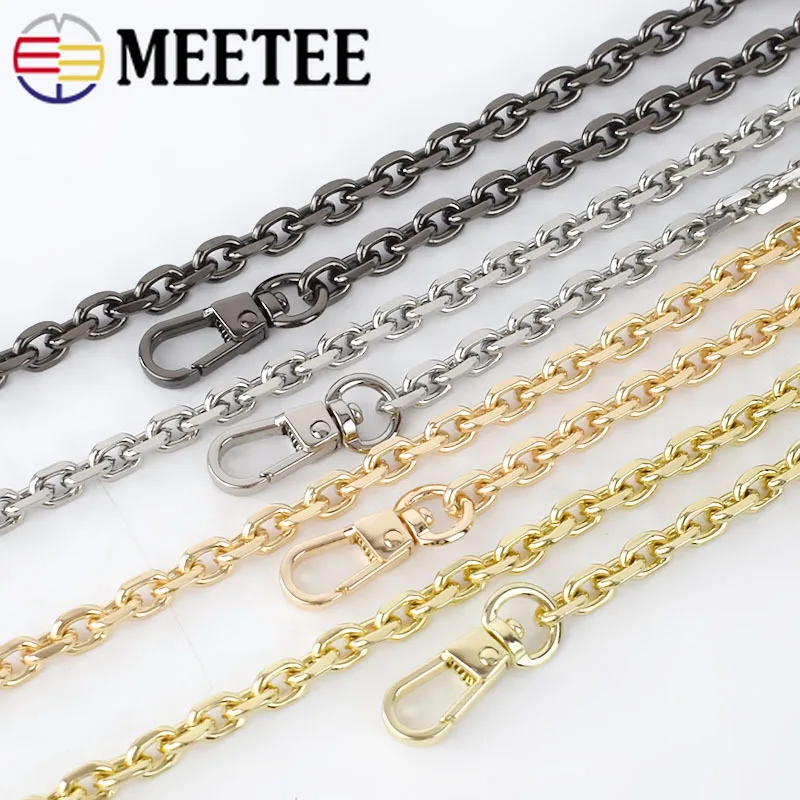 Meetee 1pc 60-120cm Bag Chain Shoulder Strap Buckles for Handbag Replacement Handles Hook DIY Luggage Hardware Parts Accessories
Meetee 1pc 60-120cm Bag Chain Shoulder Strap Buckles for Handbag Replacement Handles Hook DIY Luggage Hardware Parts Accessories