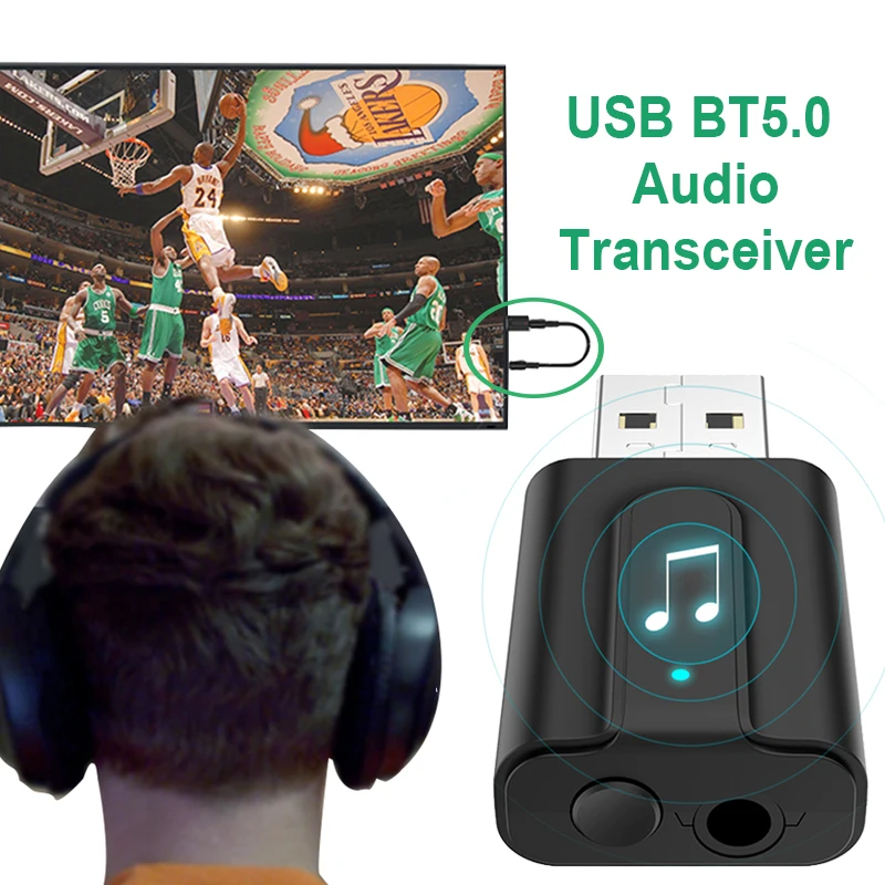 BT5.0 USB Audio Transceiver Wireless 15M Transmission Adapter 1 Button To Switch Emitting Receiving Mode For Deep Night Watch TV
BT5.0 USB Audio Transceiver Wireless 15M Transmission Adapter 1 Button To Switch Emitting Receiving Mode For Deep Night Watch TV