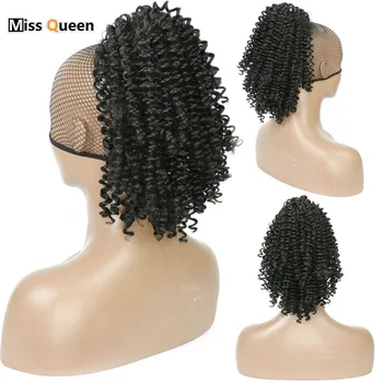 MISS QUEEN Draw string Puff Afro Kinky Curly ponytail African American Short Wrap Synthetic clip in ponytail Hair Extensions
MISS QUEEN Draw string Puff Afro Kinky Curly ponytail African American Short Wrap Synthetic clip in ponytail Hair Extensions