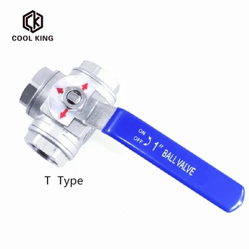 DN20 Three Way Ball Valve L/T Type Stainless Steel 304 Three-way Ball Valve 3/4" BSP Female Thread Ball Valve Kettle Accessoires
DN20 Three Way Ball Valve L/T Type Stainless Steel 304 Three-way Ball Valve 3/4" BSP Female Thread Ball Valve Kettle Accessoires