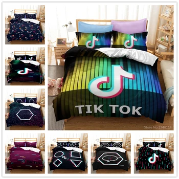 Tiktok Short Music Video Software 3D Printed Comforter Bedding Set Soft Duvet Cover Set Twin Full Queen King Size Quilt Cover
Tiktok Short Music Video Software 3D Printed Comforter Bedding Set Soft Duvet Cover Set Twin Full Queen King Size Quilt Cover