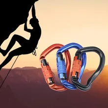 Outdoor Professional Rock Climbing Carabiner 23KN Aluminum Carabiner Buckle Safety Protection Spring Clip Hook For Hiking Climb
Outdoor Professional Rock Climbing Carabiner 23KN Aluminum Carabiner Buckle Safety Protection Spring Clip Hook For Hiking Climb