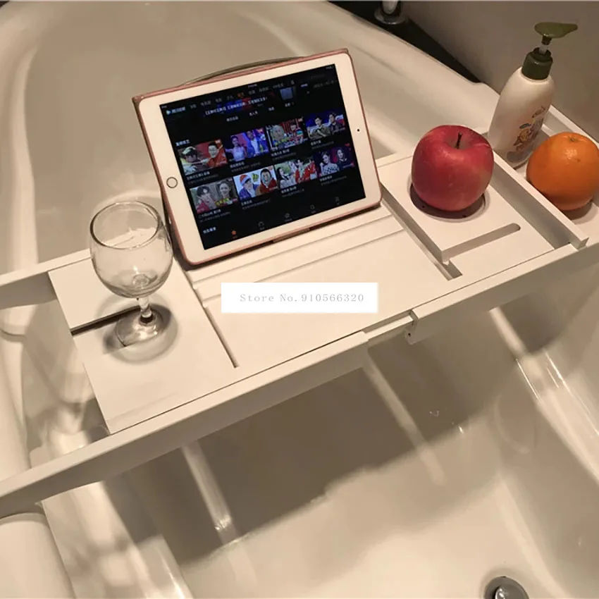 Retractable Bathtub Rack Support Bamboo Bath Rack Multifunction Tub Caddy Tray Organizer Shelf Bridge Wine Glass Book Holder
Retractable Bathtub Rack Support Bamboo Bath Rack Multifunction Tub Caddy Tray Organizer Shelf Bridge Wine Glass Book Holder