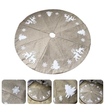 1pc Non-Woven Fabric Xmas Tree Skirt Xmas Tree Apron Xmas Tree Base Cover 
1pc Non-Woven Fabric Xmas Tree Skirt Xmas Tree Apron Xmas Tree Base Cover