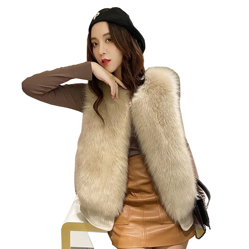 Women Faux Fur Patchwork Vest Jacket Sleeveless Elegant Fashion Casual Office Work Outerwear Winter Autumn Waistcoat Gilet Top
Women Faux Fur Patchwork Vest Jacket Sleeveless Elegant Fashion Casual Office Work Outerwear Winter Autumn Waistcoat Gilet Top